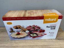 Milliard Raclette Grill for 8 - Includes Granite Cooking Stone Brand New Unused