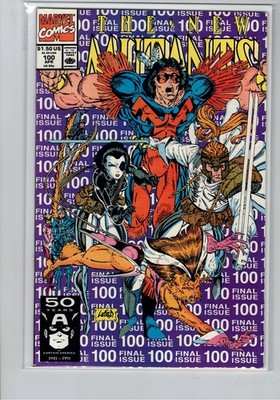The New Mutants #100 (1991) Direct [Key Issue] VF- NM
