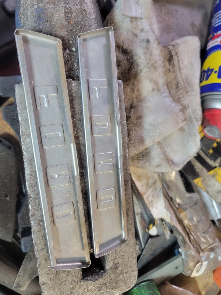 Ford F1 F2 F3 F5 F6 1948 a 1950 camioneta/camioneta capó izquierdo y derecho moldura Foto 2 de 2