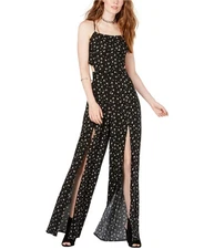 Project 28 Womens Side-Slit Jumpsuit