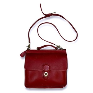 coach ウィリス Vintage Coach Willis Navy Blue Leather Top Handle Satchel