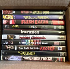 Horror DVD Lot Of 10 Obscure Cult Horror Movies Selling as box set