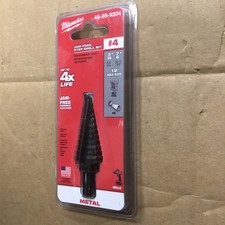 Milwaukee #4 Jam Free Step Drill Bit 48-89-9204