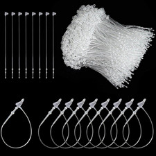 1000 Pcs 3 Inch Hang Prices Tag Fasteners Plastic Fasteners,Clear Snap Lock Pin