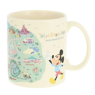 Tokyo Disneyland Resort Park Map Tasse Mickey Mouse Tasse Selten Limited Edition