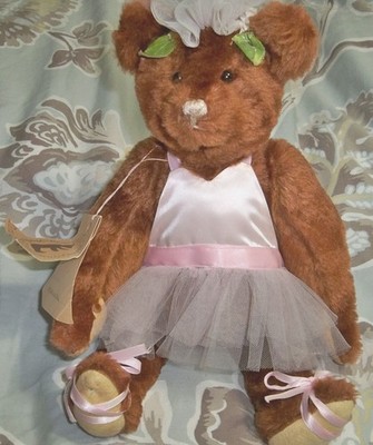 Bear in the Woods 16'' Teddy Bear Bear-A-Rina Ballerina Artist Diane Sherman NICE