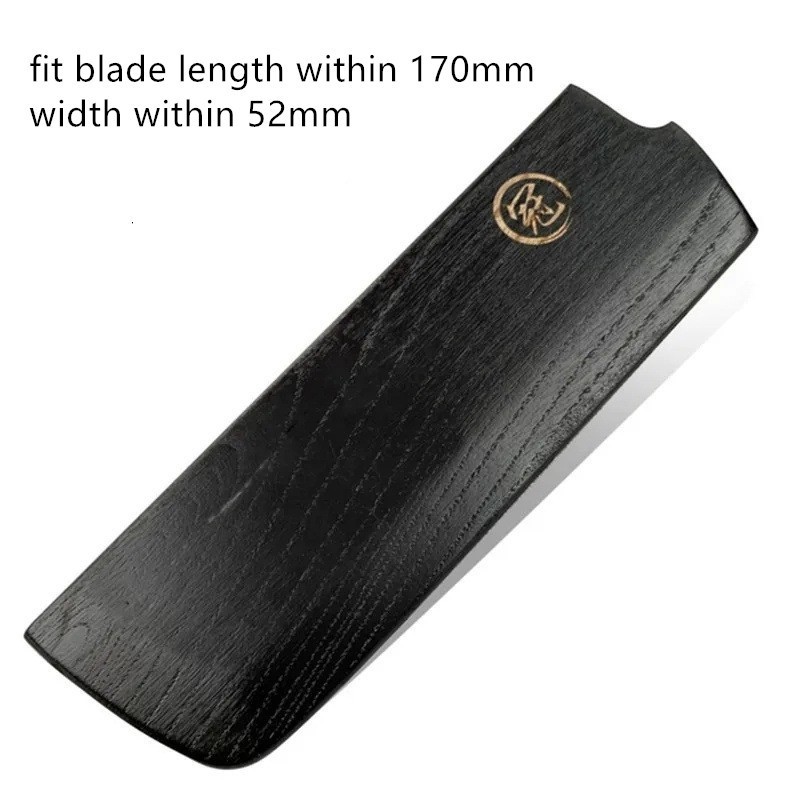 170mm Japanese Nakiri Knife Wood Saya Sheath