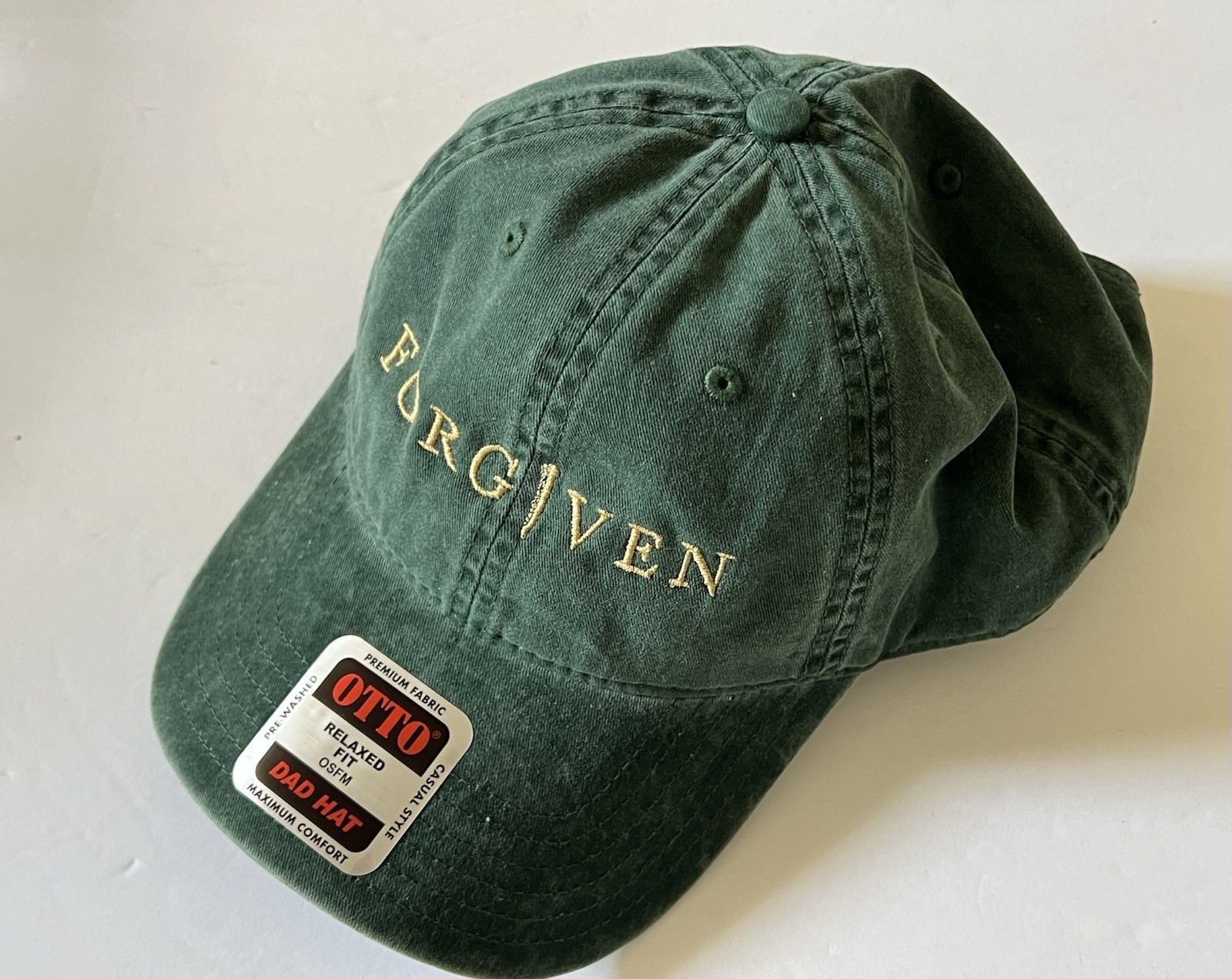 Green “Forgiven” Adjustable Strapback OTTO Hat, P… - image 8