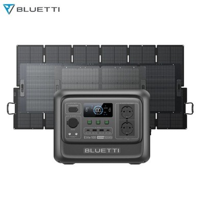 BLUETTI Elite 100V2 Powerstation 1800W 1024Wh Solargenerator Solarpanel Optional