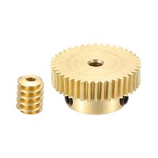 Worm Gear Set 0.5 Module 1:40 Reduction Rate(Gear-3mm Bore, Rod 1.98mm Bore)