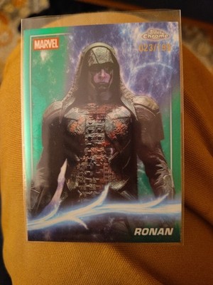 2025 Topps Chrome Marvel Studios Ronan /199 Refractor Guardians of the Galaxy