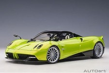 AUTOart 1/18 Pagani Huayra Roadster Metallic Light Green Model Car