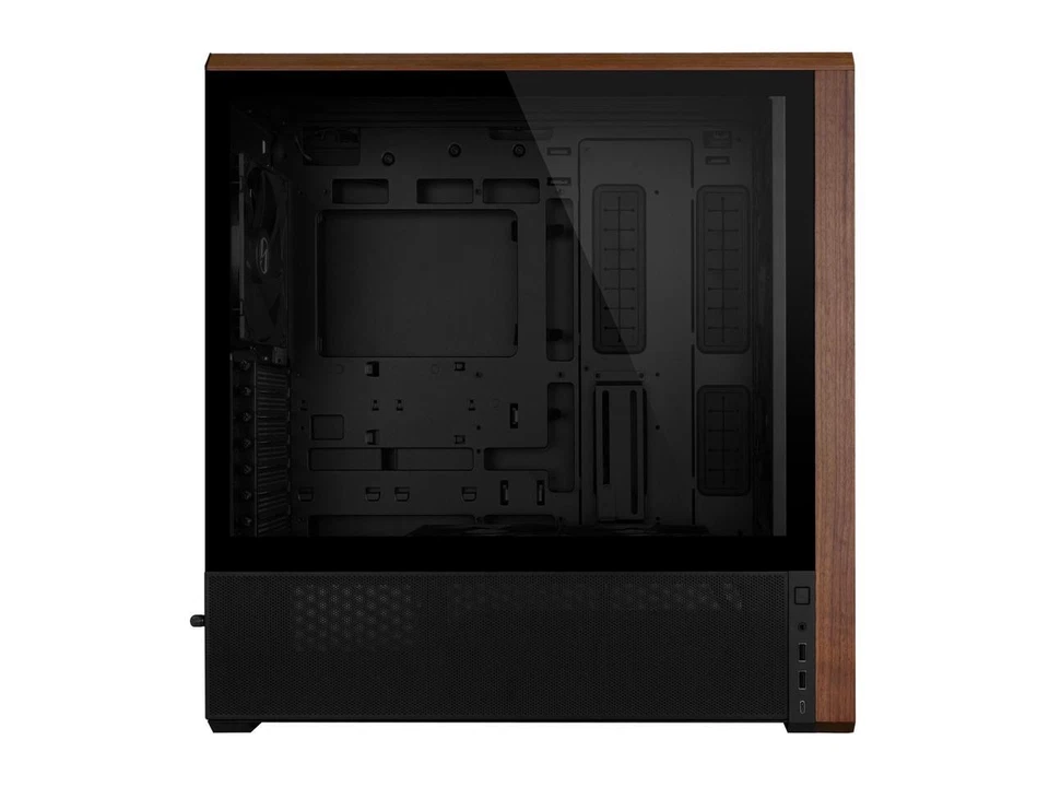 Lian Li LANCOOL 217 Genuine Walnut Wood Computer Case, Mid-Tower ATX PC Case - Image 4 of 4