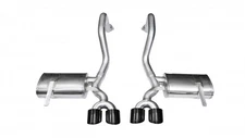 Corsa 14961BLK 2.5" Axle-Back Dual Rear Exit Exhaust w/ Twin 4.0" Black PVD Tips