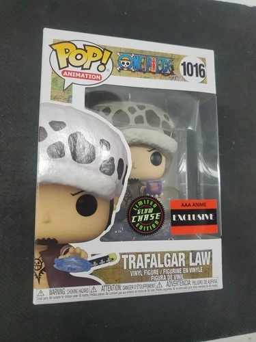Funko Pop! One Piece Trafalgar Law #1016 Glow CHASE AAA Exc Figure W/PROTECTOR