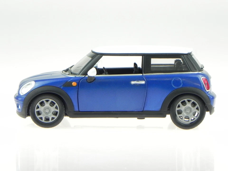 Mini Cooper R56 2008 blau Modellauto 71013 NewRay 1:24 - Bild 4 von 4