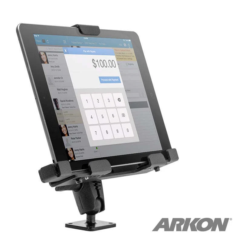 ARKON TAB4METKL Locking Adjustable Tablet Mount for Galaxy Tab LG GPad iPad MORE - Image 2 of 4