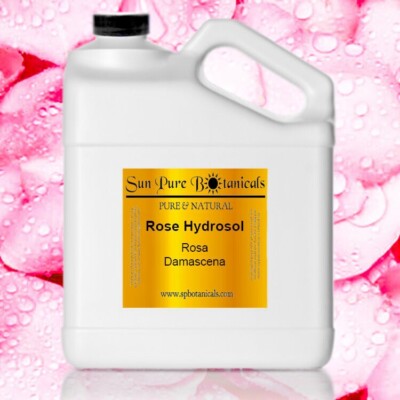 Rose Hydrosol - 100% PURE NATURAL - Bulgarian Rose Water - Size 4oz to 3 gallons