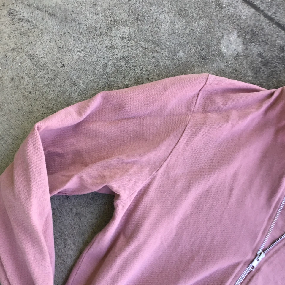 BOOHOO MAN Suéter Para Hombre Sudadera Mediana Rosa Cremallera Completa Suéter Foto 2 de 4