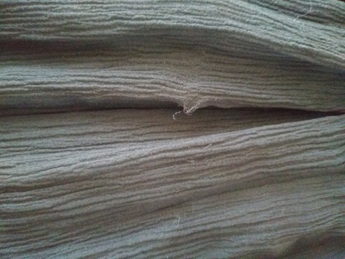 MAGGY LONDON 12 schwarzes Spaghettiträger Seidenkleid gefüttert bestickt Perlen gebraucht Fehler - Bild 6 von 6