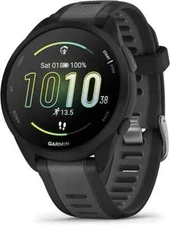 Garmin Forerunner 165 Running Smartwatch AMOLED Training Slate in opened Box