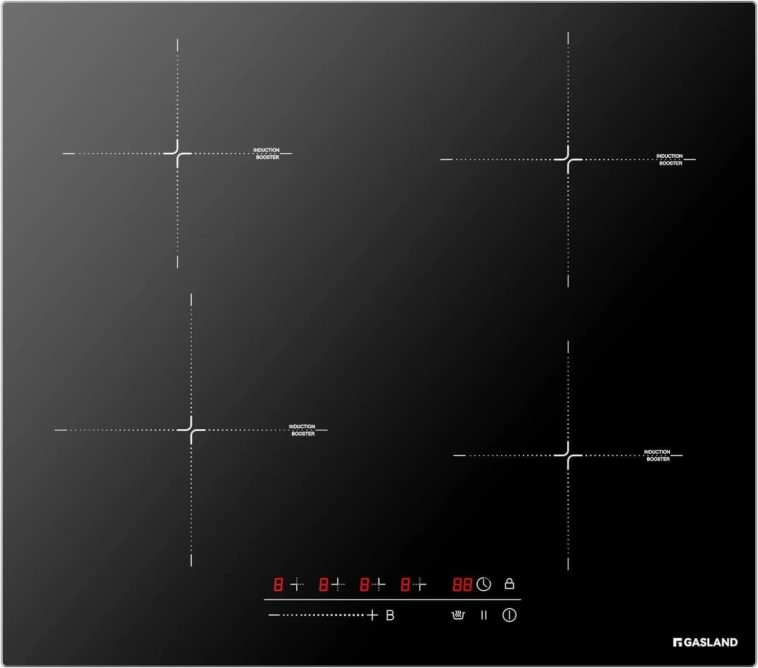 GASLAND 24 in Induction Cooktop 4 Burner Touch Control w/Booster Timer Stovetop
Opens in a new windo