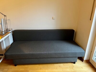 Fast NEU 3er-Bettsofa ASARUM IKEA Grau 191 x 84 x 73 cm