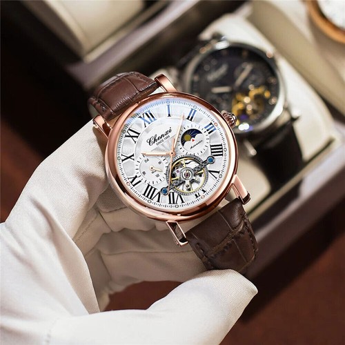 CHENXI Mechanical Automatic Watches Men 24Hours Male Business Casual Wristwatch - Picture 6 of 19