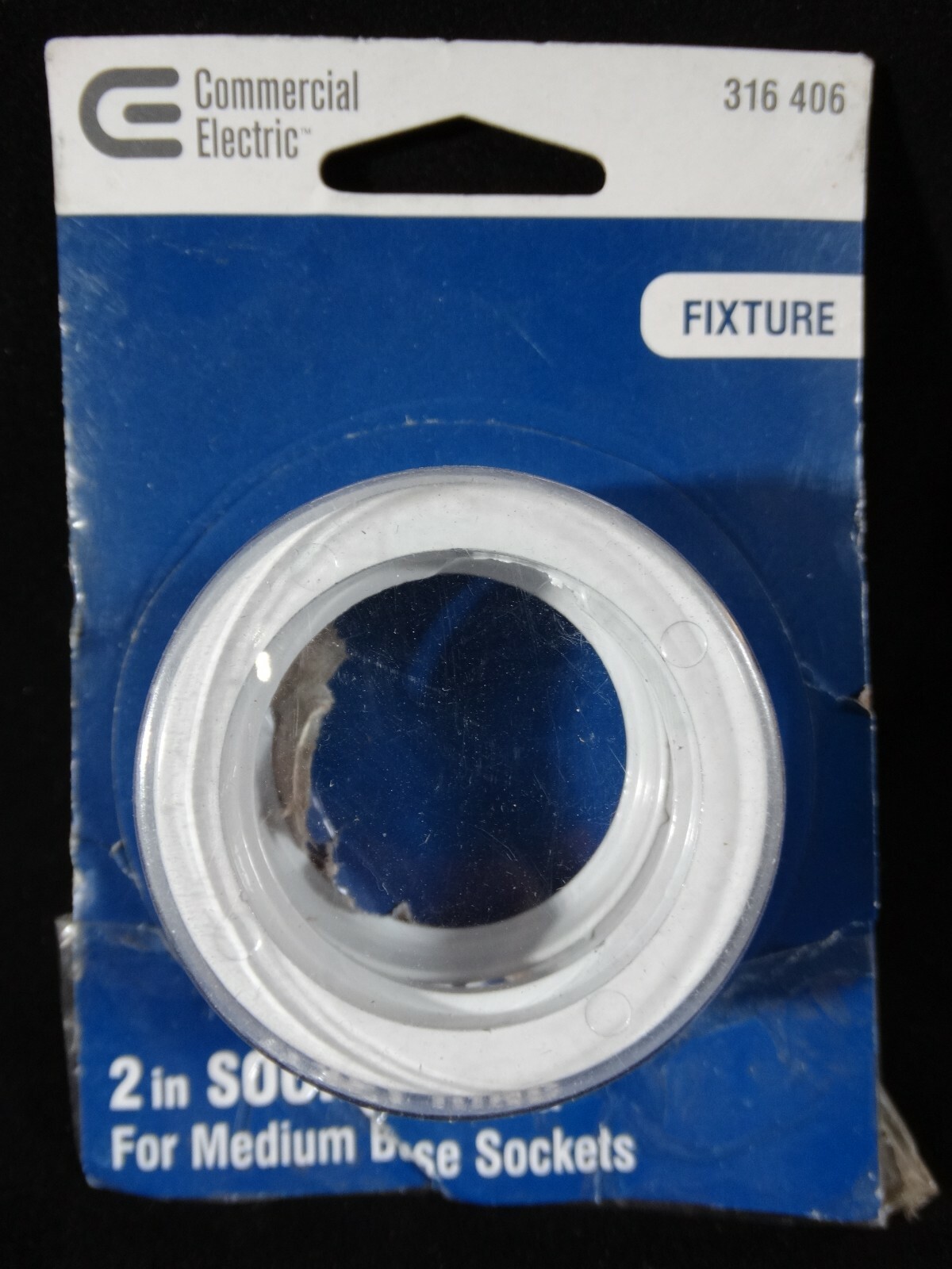 COMMERCIAL ELECTRIC - 2IN SOCKET STRING FOR MEDIUM BASE SOCKETS 