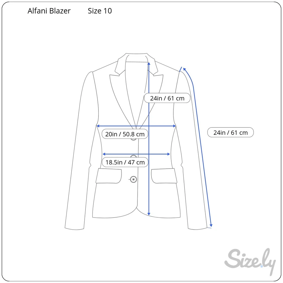 Blazer Alfani Negro Lino Talla 10 Botón Frontal Cinturón Ligero Sin Forro Bolsillos Foto 2 de 4