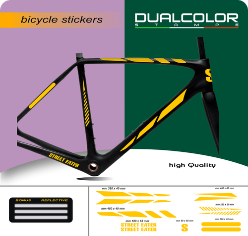 SET Adesivi Telaio bici MTB STICKERS BDC Protezione Bicicletta Pellicola B0168 - Foto 23 di 35
