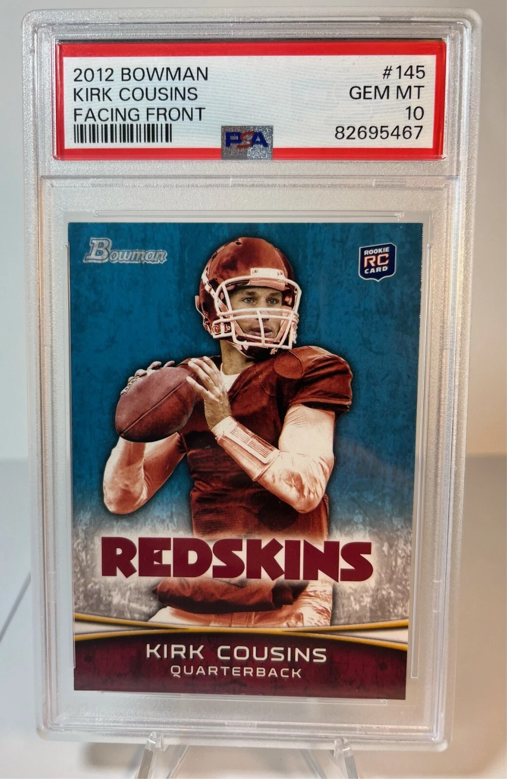 Kirk Cousins Bowman #145 Facing Front