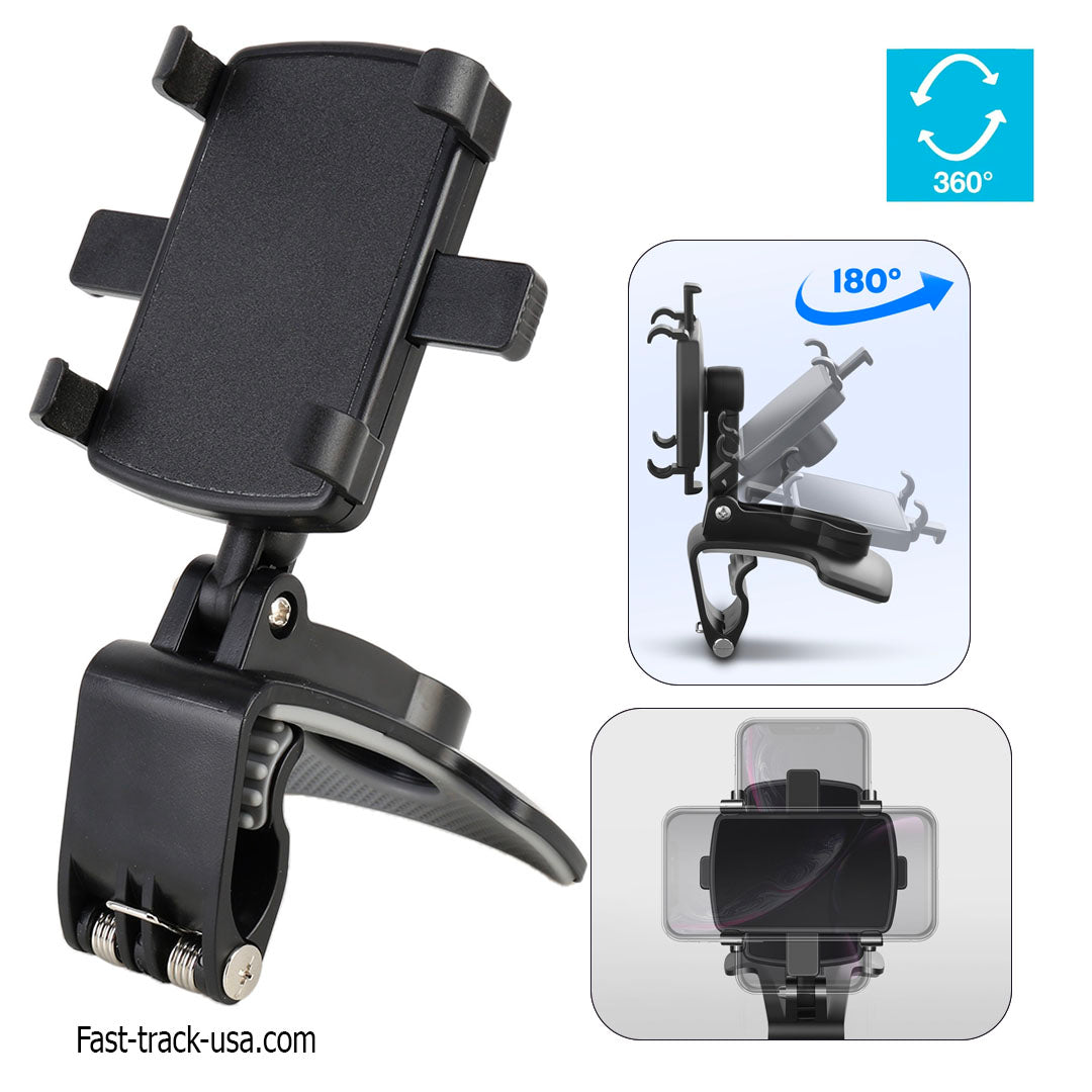 Car Phone Mount Holder with Adjustable Bracket-image