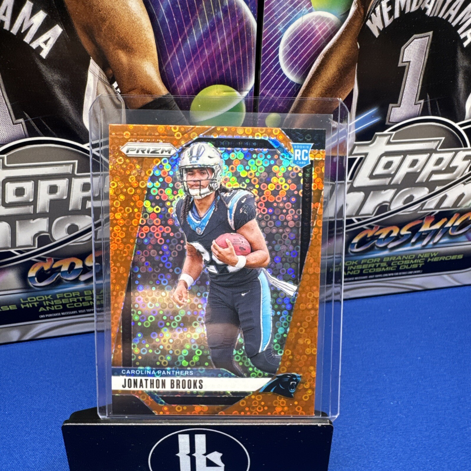 2024 Panini Prizm - Rookies Disco Prizm #357 Jonathon Brooks (RC)