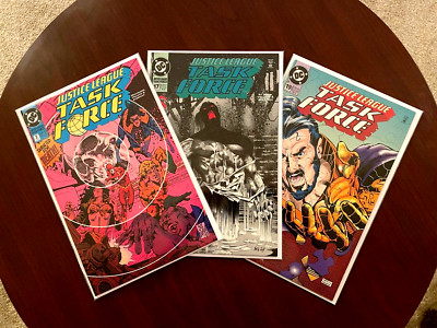 (Lot of 3 Comics) Justice League Task Force #2 #17 #19 (DC 1993-95) 1st Osprey
