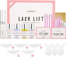 ICONSIGN Eyelash Lift Kit, 2025 Updated Lash Lift Kit, Professional Semi-Permane