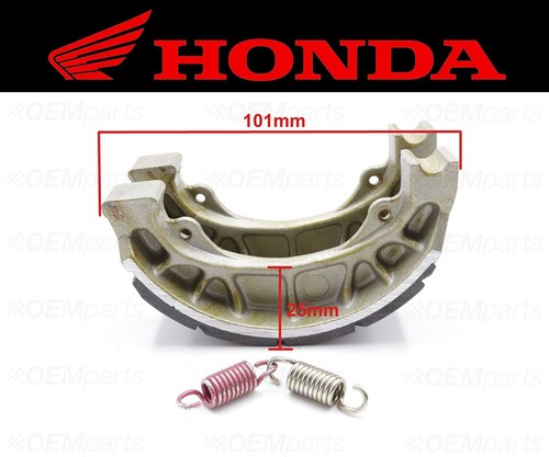 Set of (2) Honda Water Grooved REAR Brake Shoes and Springs #43120-KG8-006 - Picture 4 of 4