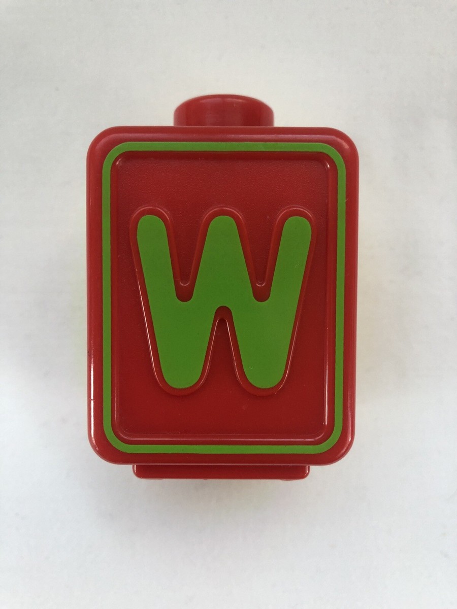 Vtech Alphabet Block - Sit to Stand Train Replacement Block W / J