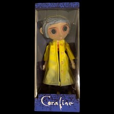 CORALINE Yellow Raincoat & Boots 10" inch Prop Replica Doll Figure Neca 2018 NIB