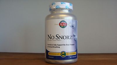 KAL No Snorz 60 Tablets  Sinus & Breathing Support