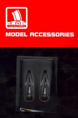 Brengun Models 1/144 CONVAIR F-106A DELTA DART CANOPY Vacuform Set