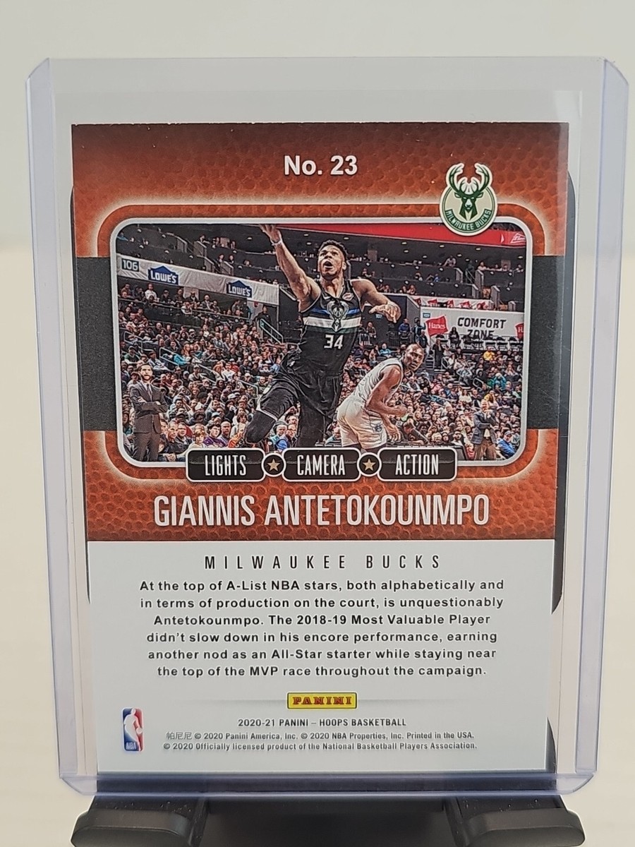 GIANNIS ANTETOKOUNMPO 20-21 Panini WinterNBA Hoops Lights Camera