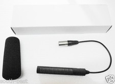 Pro Shotgun Capacitance Mic Microphone for Video Camera Camcorder XLR Cable