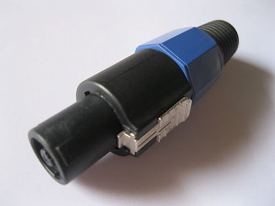 10 pcs Speakon 4 Pin Male Plug Compatible Audio Cable Connector SL5284 New