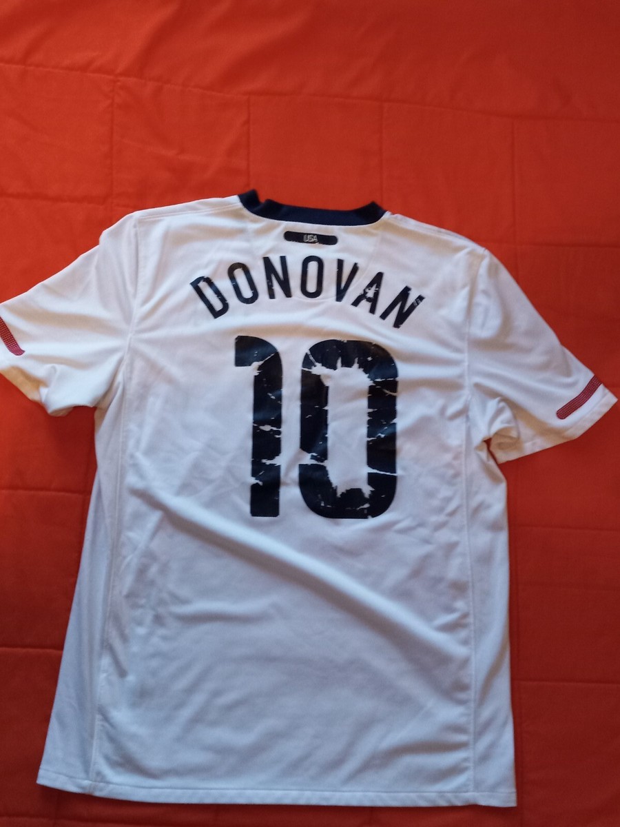 Nike USA Jersey Landon Donovan#10 Authentic White Color Soccer