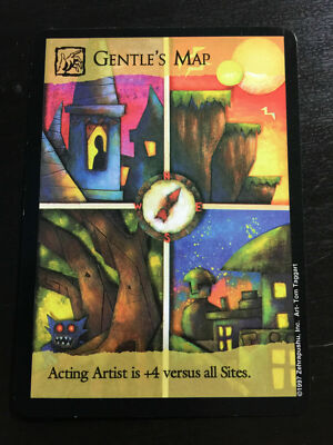 Pre-Owned 1997 Clive Barker Imajica CCG Uncommon Card: Gentle s Map