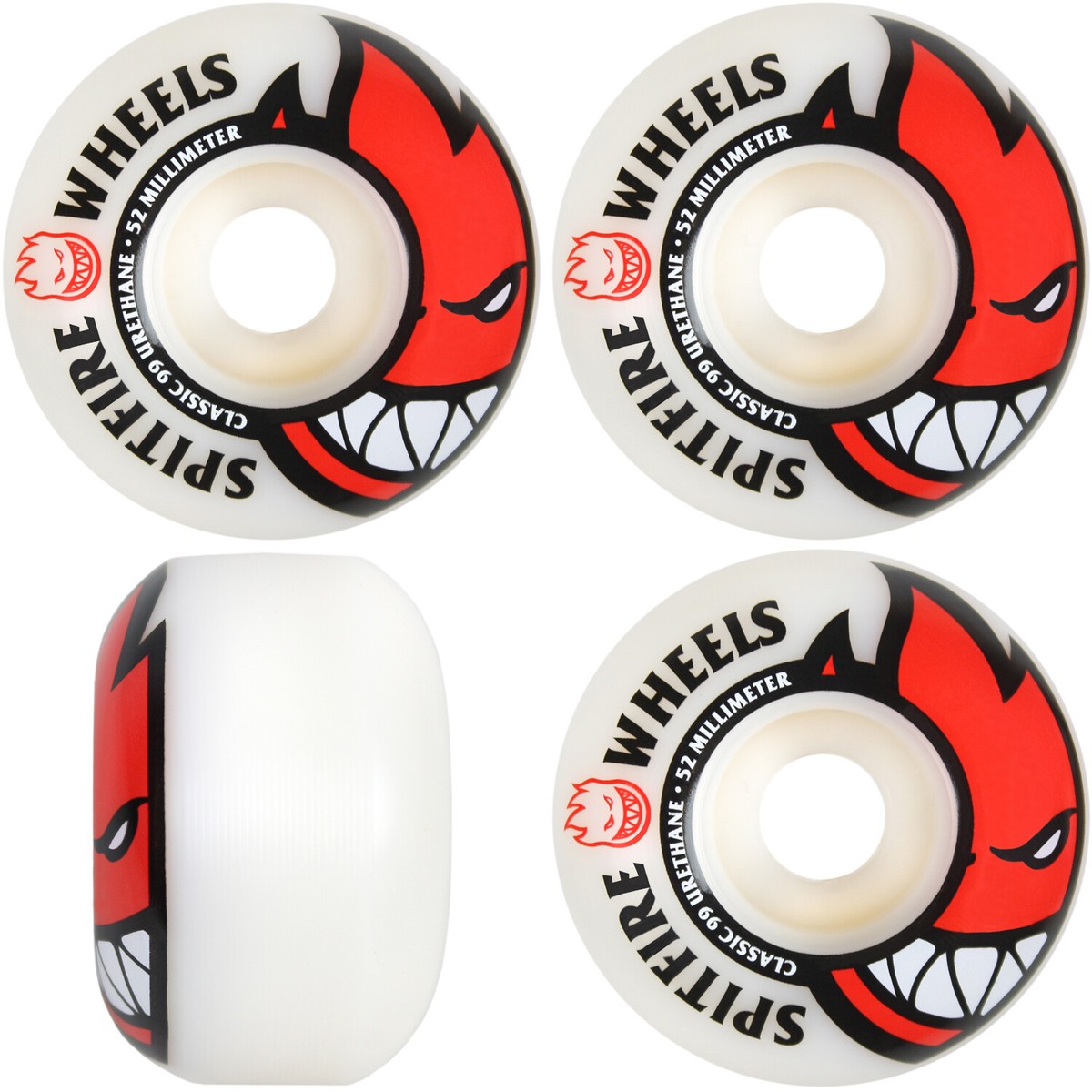 t*i様 Spitfire 99A Classic Supreme 52mm Spitfire Formula 4 Classic 99a Skateboard Wheels, 52mm Black