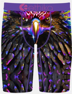 Ethika BIRD OF PREY Golden Beak Jewels Bright Colorful Boxer Briefs Men's NIP