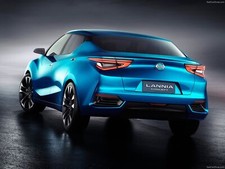 Cars nissan lannia concept 2014 1a Desk Mat Stitched