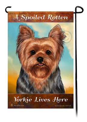 A Spoiled Rotten Yorkie Lives Here Style 2